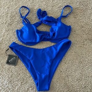 Women’s blue bikini, Zaful size M